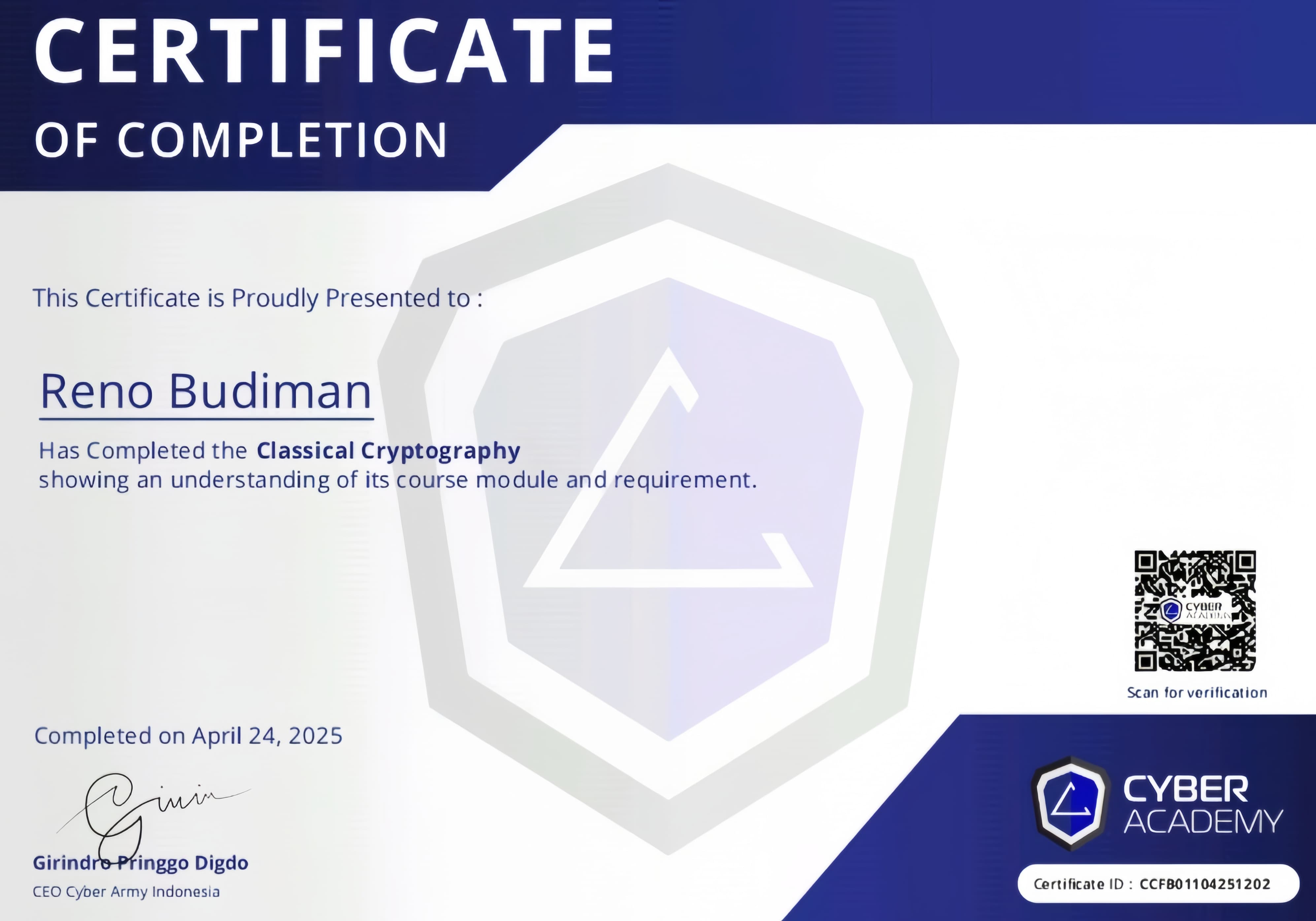 Classical Cryptography